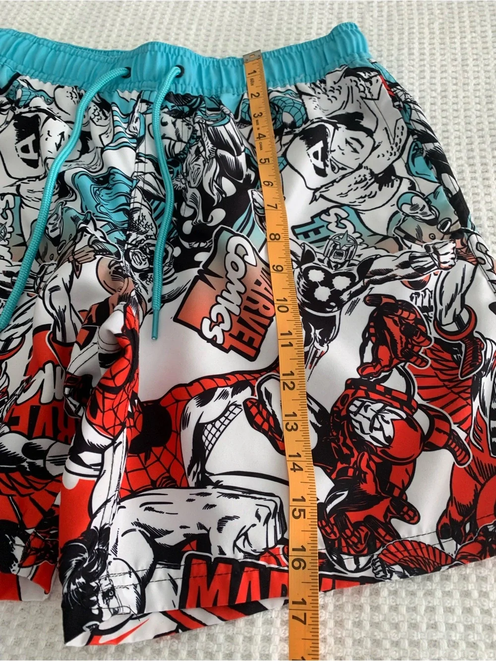 Marvel Comics Board Shorts Swim Suit Size Medium